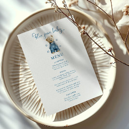 Blauwspijkerbaby Denim Baby Shower Menu