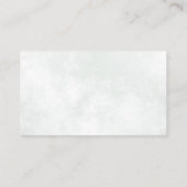 Blauwstaal Eenvoudige professionele foto Visitekaartje (Achterkant)