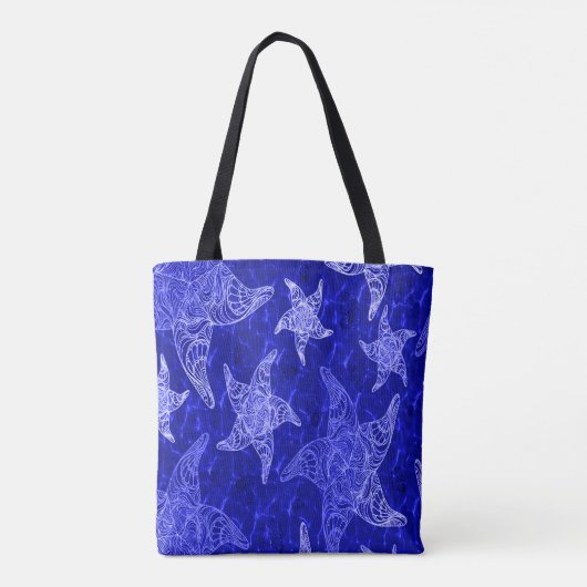 Blauwstaartroep Tote Bag (Achterkant)