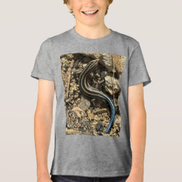 blauwstaartschil Tri-Blend shirt