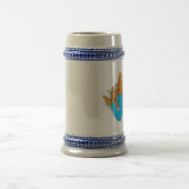 blauwstaartzeemeermin bierpul (Center)