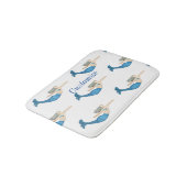 Blauwstaartzeemeerminnen Zwemmen Thunder_Cove Badmat (Gekanteld)