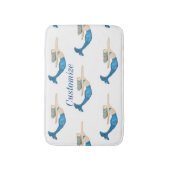 Blauwstaartzeemeerminnen Zwemmen Thunder_Cove Badmat (Voorkant Verticaal)