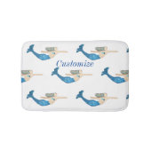 Blauwstaartzeemeerminnen Zwemmen Thunder_Cove Badmat (Voorkant)