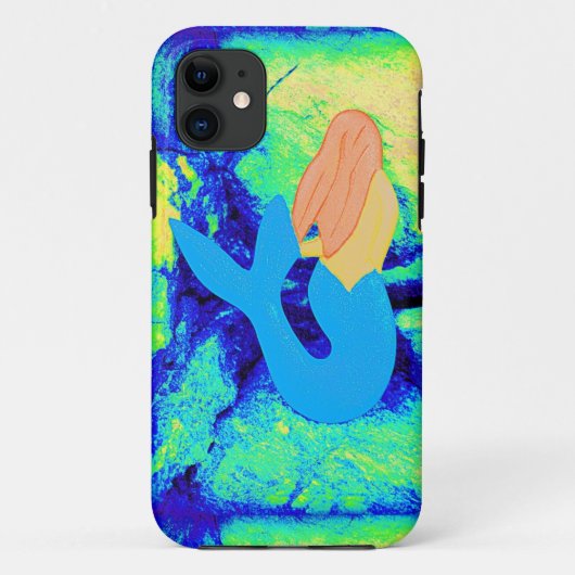 blauwstaartzeemeervormig ontwerp Case-Mate iPhone case (Achterkant)