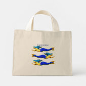 Blauwstaartzeemuizen Mini Tote Bag (Achterkant)