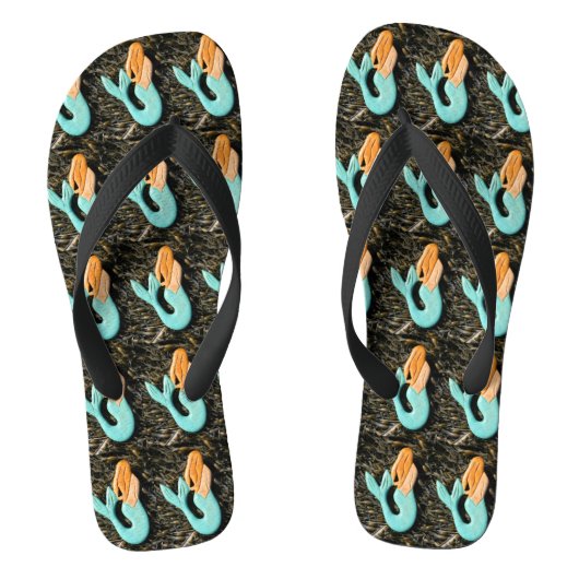 blauwstaartzeemuizen teenslippers (Voetbed)