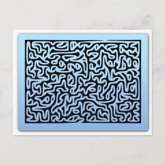 Blauwstalen maïs briefkaart (Voorkant)