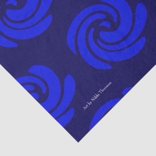 Blauwstalen papier (Detail)