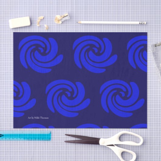 Blauwstalen papier (Craft)