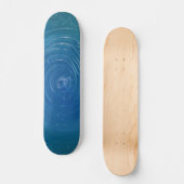 Blauwstalen skateboard (Voorkant)