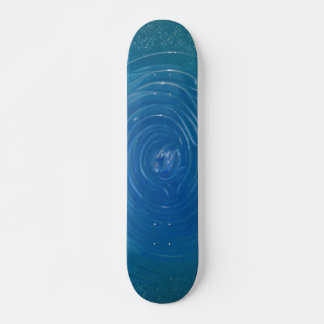 Blauwstalen skateboard