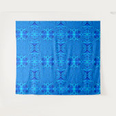 Blauwstalen vormgeving wandkleed (Voorkant (horizontaal))