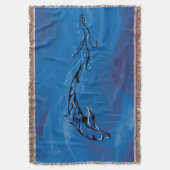 Blauwstamdolfijn Deken (Voorkant Verticaal)