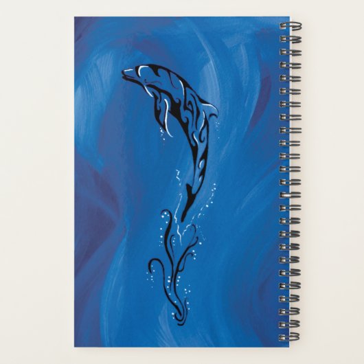Blauwstamdolfijn Planner (Achterkant)