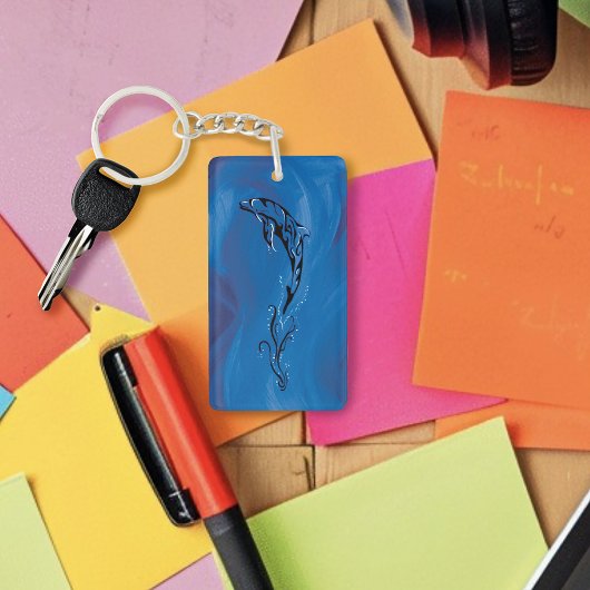 Blauwstamdolfijn Sleutelhanger