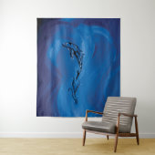 Blauwstamdolfijn Wandkleed (In situ)
