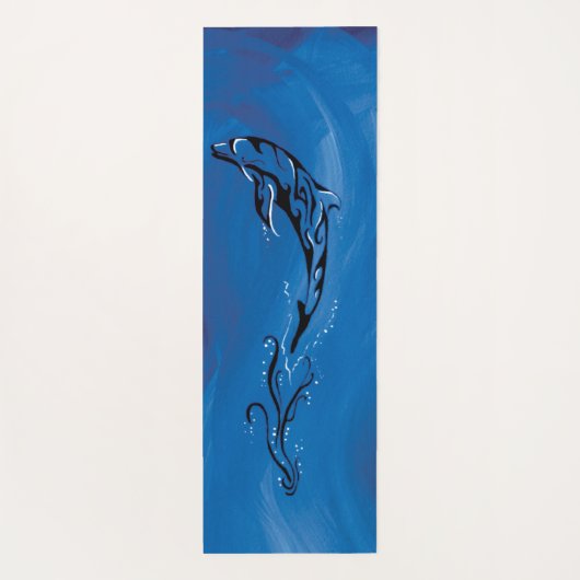 Blauwstamdolfijn Yogamat (Achterkant)
