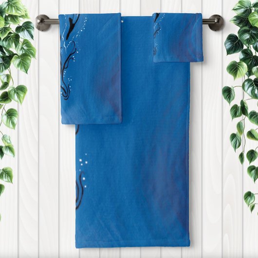 Blauwstampoppen Bad Handdoek