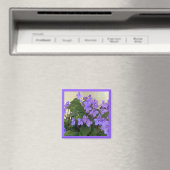 Blauwste Blauwe Violets Magneet (Insitu (Vaatwasser))