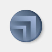 Blauwsteen bg magneet (Voorkant)