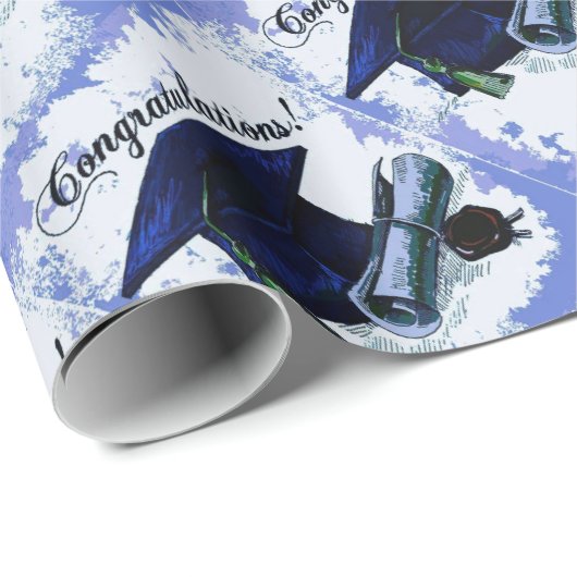 Blauwstudiepapier Cadeaupapier (Rol Hoek)