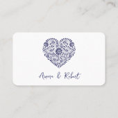 Blauwtalaverhart Plaatskaartje (Achterkant)