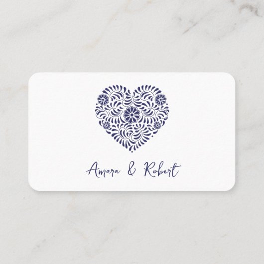 Blauwtalaverhart Plaatskaartje (Achterkant)