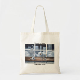 Blauwte in de nachtelijke Canvas tas