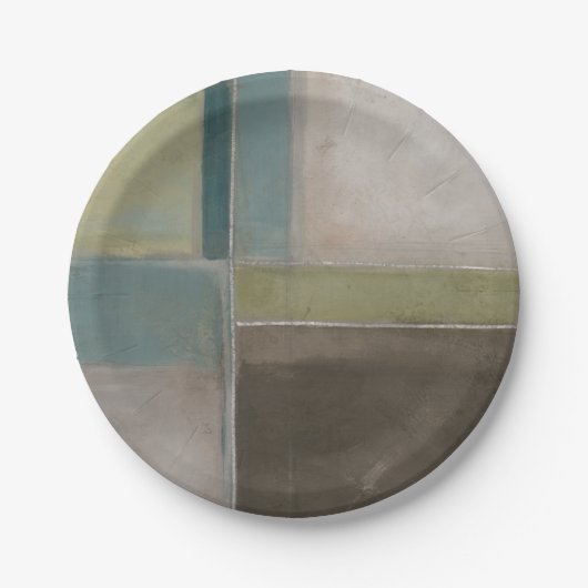 Blauwte in Dusk II Papieren Bordje (Voorkant)