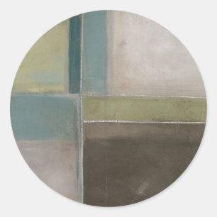 Blauwte in Dusk II Ronde Sticker