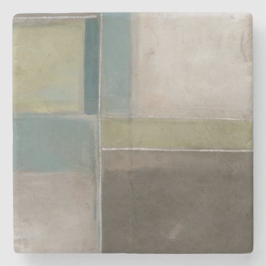 Blauwte in Dusk II Stenen Onderzetter (Voorkant)