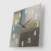 Blauwte in Dusk II Vierkante Klok (Hoek)