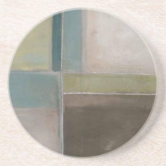 Blauwte in Dusk II Zandsteen Onderzetter (Voorkant)