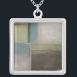 Blauwte in Dusk II Zilver Vergulden Ketting<br><div class="desc">ThuisDécor</div>