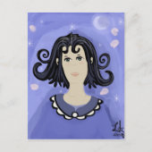 Blauwte in het Briefkaart Night (Voorkant)