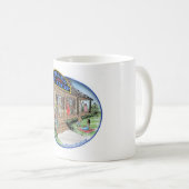 Blauwte op de mok van de Stoop-koffie met de opber (Voorkant rechts)