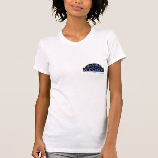 Blauwte op de stoep dames t-shirt met landstok