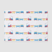 Blauwte van treinpapier tissuepapier (Voorkant)