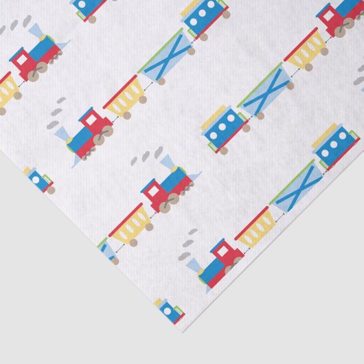 Blauwte van treinpapier tissuepapier (Detail)