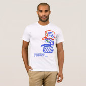 Blauwte, vecht... t-shirt (Voorkant volledig)