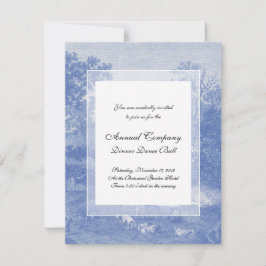 Blauwtoil de Jouy Frans Land Shabby Elegance Kaart