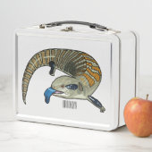 Blauwtongen cartoon illustratie (In situ)