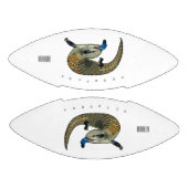 Blauwtongen cartoon illustratie american football (Panelen)