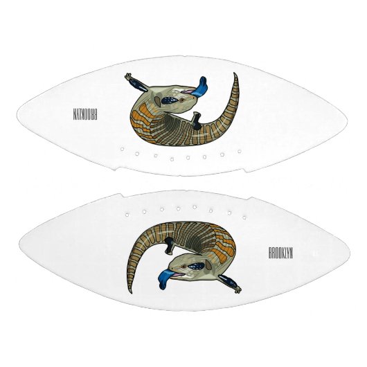 Blauwtongen cartoon illustratie american football (Panelen)