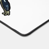 Blauwtongen cartoon illustratie bureaumat (Hoek)