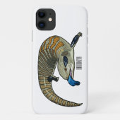 Blauwtongen cartoon illustratie Case-Mate iPhone case (Achterkant)