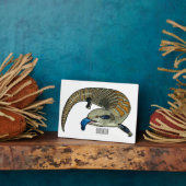 Blauwtongen cartoon illustratie fotoplaat (Zijkant)