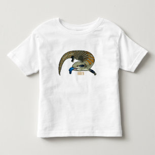 Blauwtongen cartoon illustratie kinder shirts