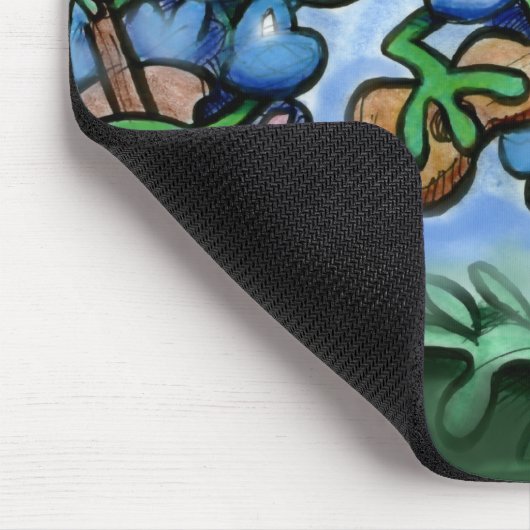 Blauwtonnetten Muismat (Hoek)